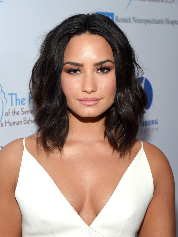 Demi Lovato em evento beneficente em Los Angeles, nos Estados Unidos (Foto: Matt Winkelmeyer/ Getty Images/ AFP)
