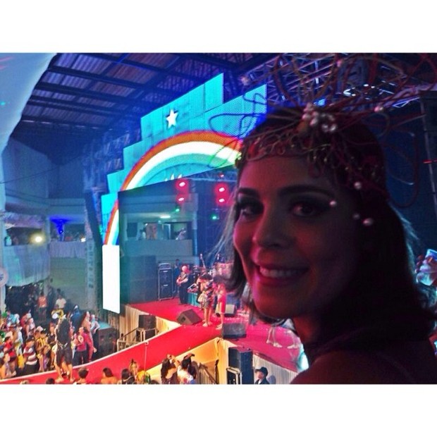 Bella Maia mostra a vista geral do Baile dos Artistas (Foto: Reprodução/Instagram)