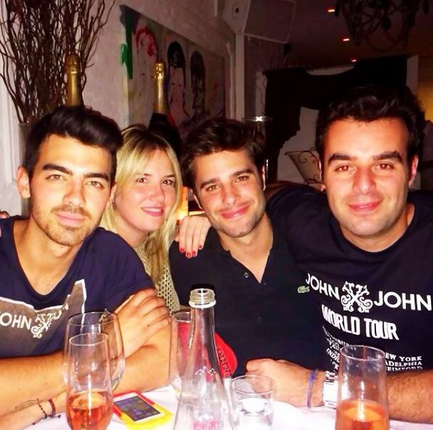 Joe Jonas, Valentina Drummond, Felipe Lima e Guga Savi (Foto: Reprodução/ Instagram)