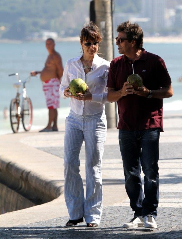 Fernanda Abreu e Evandro Mesquita (Foto: André Freitas / AgNews)