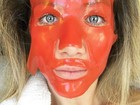 Giovanna Ewbank posa com máscara de beleza no rosto e brinca: 'Buuuu'