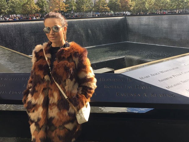 Solange Almeida em Nova York, nos Estados Unidos (Foto: Arquivo pessoal Solange Almeida/ Divulgação)