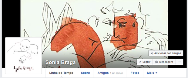 Sônia Braga muda fotos no Facebook (Foto: Reprodução / Facebook)