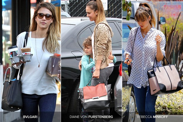 EGO - Louca por bolsas de grife: veja as mais usadas por Jessica Alba -  notícias de Moda
