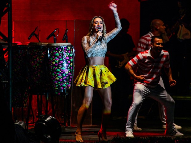 Claudia Leitte em show em Guarulhos, São Paulo (Foto: Manuela Scarpa/ Foto Rio News)