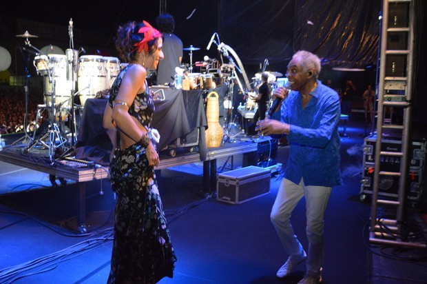 Marisa Monte e Gilberto Gil (Foto: Felipe Souto Maior/ Ag. News)