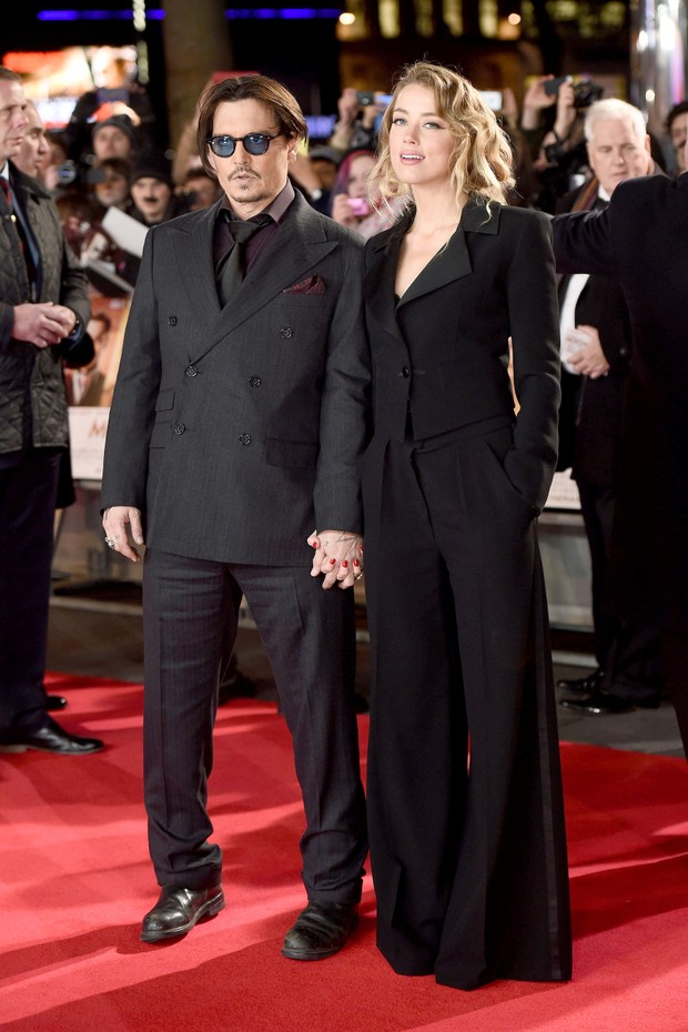 Johnny Deep e Amber Heard  (Foto: AKM-GSI/Agencia)