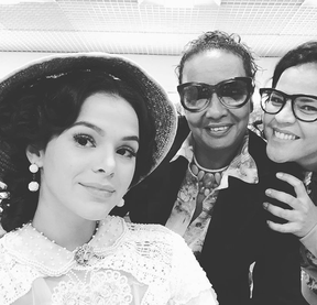 Bruna Marquezine em bastidor de novela (Foto: Reprodução/Instagram)