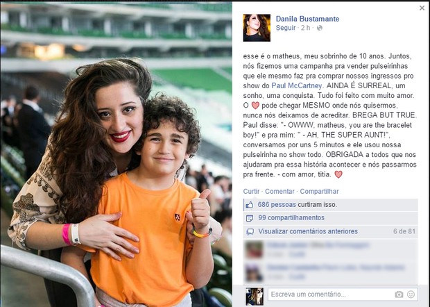 Daniela Bustamante (Foto: Reprodução/ Facebook)