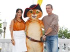 Antonio Banderas e Salma Hayek apresentam filme à imprensa no Rio