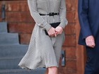 Kate Middleton vai a primeiro evento oficial com novo visual, de franjinha