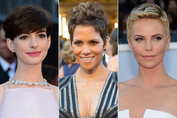 Anne Hathaway, Halle Berry e Charlize Theron (Foto: AFP / Agência)