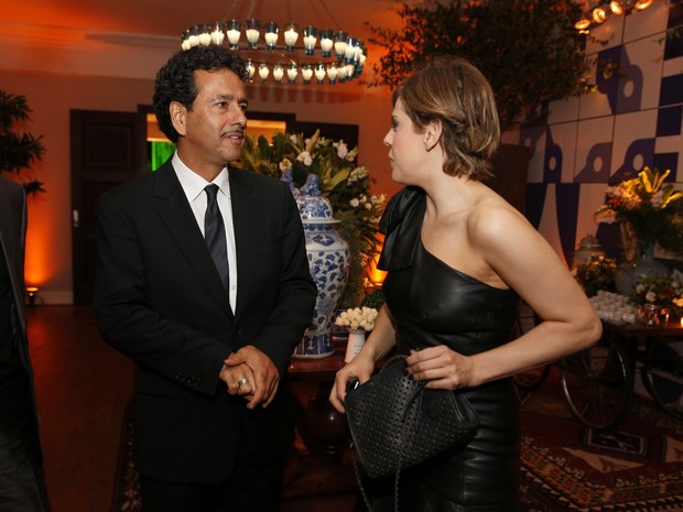 Marcos Palmeira e Bárbara Paz em festa no Rio (Foto: Felipe Panfili/ Ag. News)