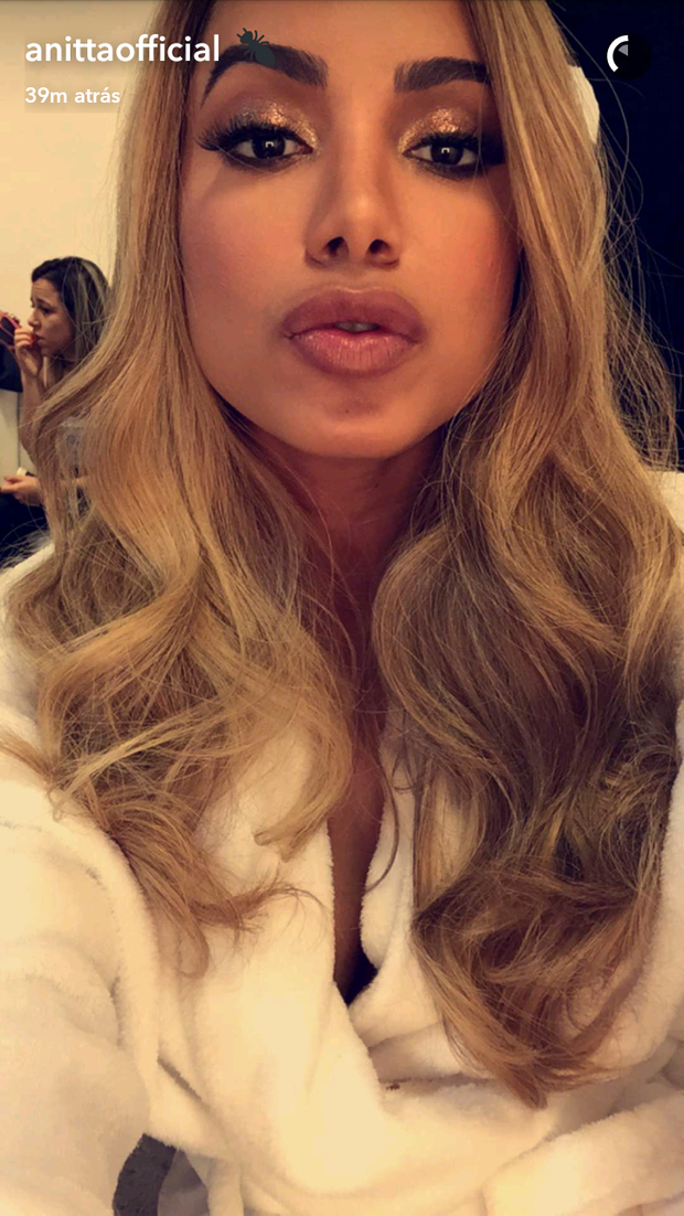 Anitta (Foto: Reprodução/Snapchat)