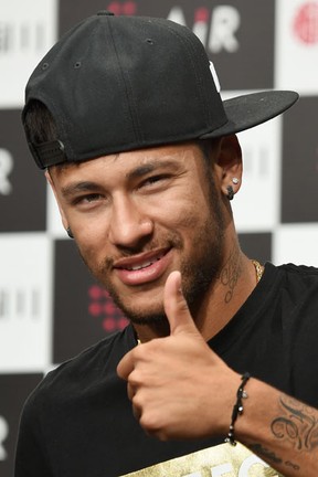 Neymar em evento em Tóquio, no Japão (Foto: Toru Yamanaka/ AFP)