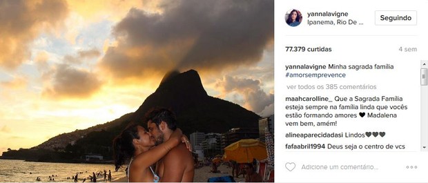 Yanna e Bruno (Foto: Reprodução/Instagram)