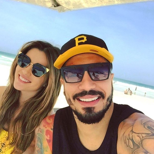 Aline Gotschalg e Fernando Medeiros (Foto: Reprodução/Instagram)