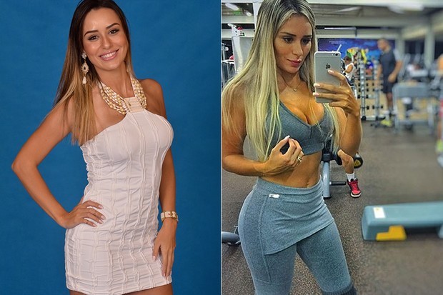  Leticia Santiago ficou mais loira e fez alguns procedimentos estéticos no corpo e rosto (Foto: TV Globo/Divulgação/Reprodução)