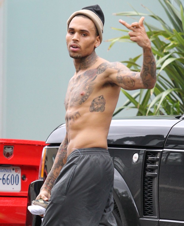 Chris Brown (X17) (Foto: Agência X17)
