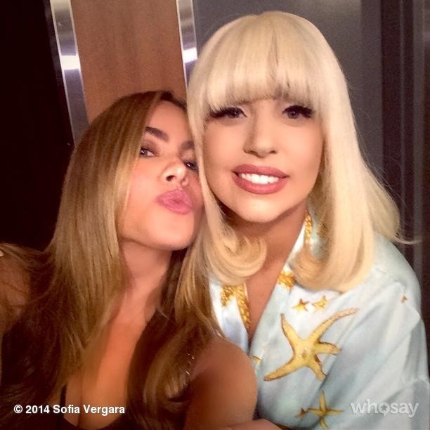 Sofia Vergara tieta Lady Gaga após show (Foto: Instagram/ Reprodução)