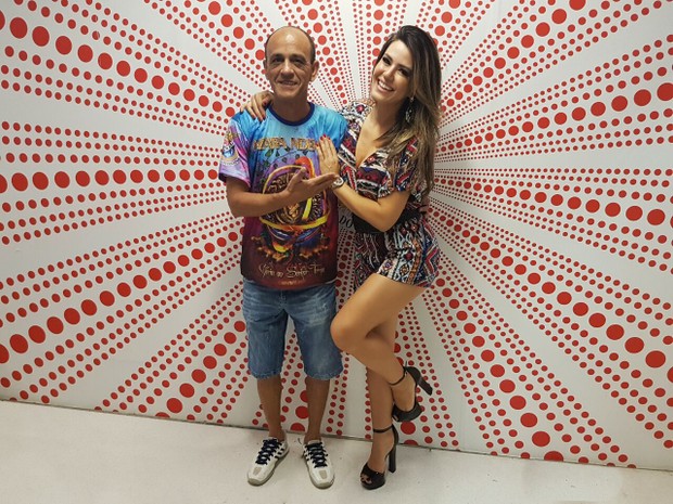 Tânia Oliveira e Mestre Ciça (Foto: Divulgação/Divulgação)