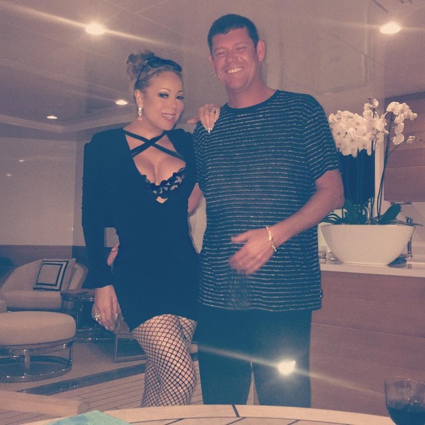 Mariah Carey e James Parker (Foto: Instagram / Reprodução)