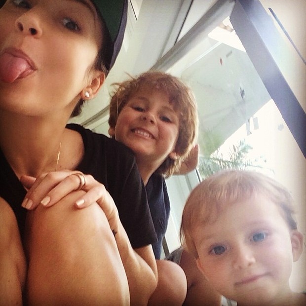Claudia Leitte com os filhos (Foto: Instagram / Reprodução)