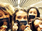 Sheron Menezzes, Juliana Paiva e Yanna Lavigne viajam juntas