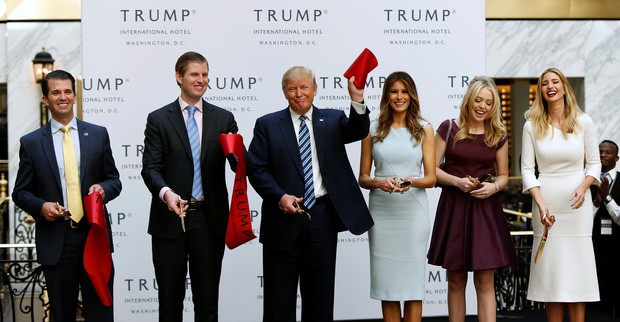 Donald e Melania Trump durante campanha presidencial (Foto: Reuters)