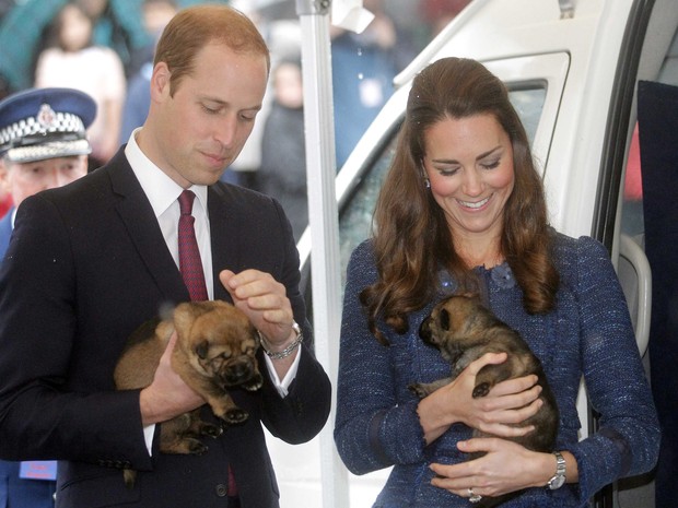 Príncipe William e Kate Middleton em Wellington, na Nova Zelândia (Foto: Kevin Stent/ Reuters)