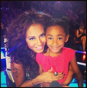 Mel B e a filha Angel (Foto: Instagram/Reprodução)