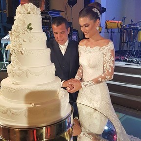 Eri Johnson e Alice Souto em festa de casamento na Zona Sul do Rio (Foto: Instagram/ Reprodução)