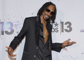 Snoop Dogg no BET Awards em Los Angeles, nos Estados Unidos (Foto: Mike Windle/ Getty Images/ AFP )