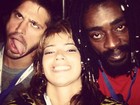 Fani posta foto 'do baú' com Dado Dolabella e Seu Jorge