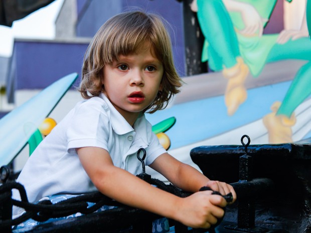 Vittorio, filho de Adriane Galisteu, em festa em São Paulo (Foto: Manuela Scarpa e Marcos Ribas/ Foto Rio News)