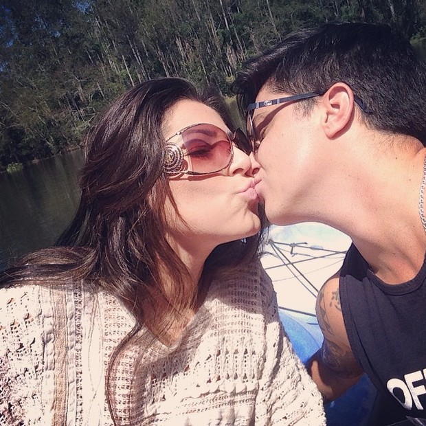 Thammy Miranda e a namorada, Andressa Ferreira (Foto: Instagram)