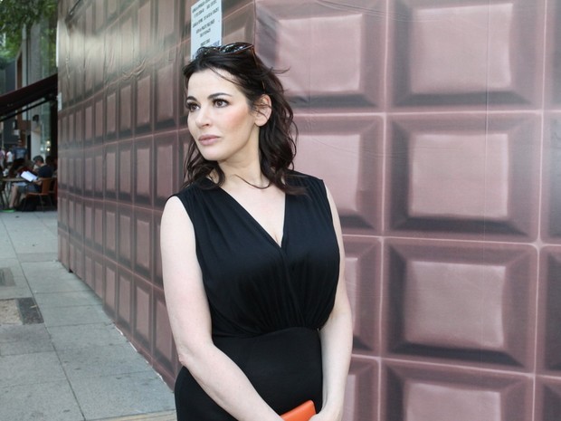 Nigella Lawson passeia em São Paulo (Foto: Thiago Duran / AgNews)