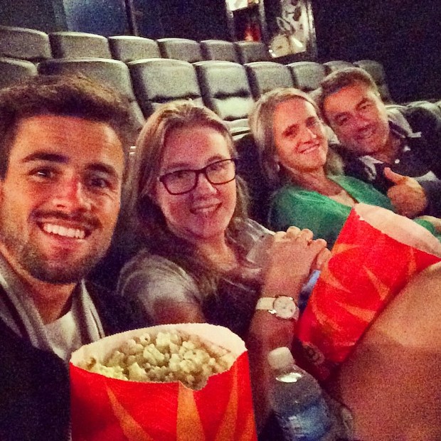 Rafael Licks no cinema (Foto: Reprodução / Instagram)