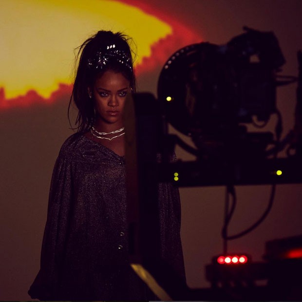 Rihanna grava clipe da música This is what you came for (Foto: Instagram/ Reprodução)