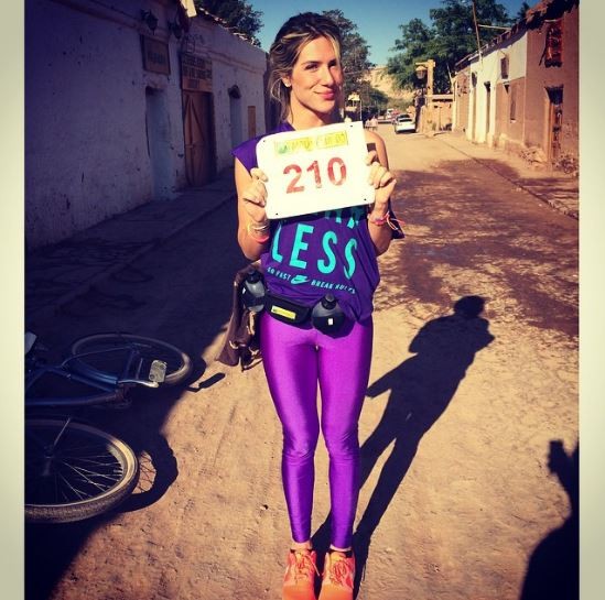 Giovanna Ewbank participa de corrida de 6km no deserto do Atacama (Foto: Instagram / Reprodução)