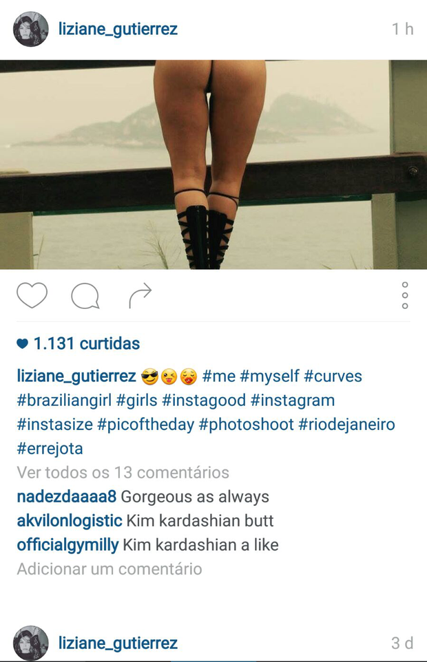  Liziane Gutierrez, loira do Rod Stewart (Foto: Reprodução/ Instagram)
