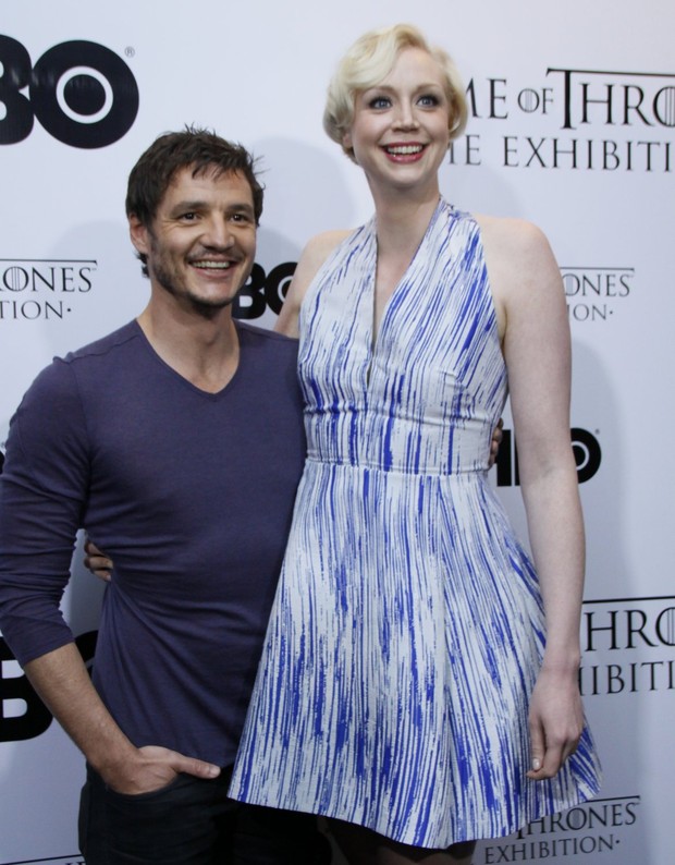 Gwendoline Christie e Pedro Pascal, de Game of Thrones (Foto: Graça Paes/Fotorio News)