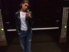Sophie Charlotte faz selfie no elevador e ganha elogio: 'Linda'