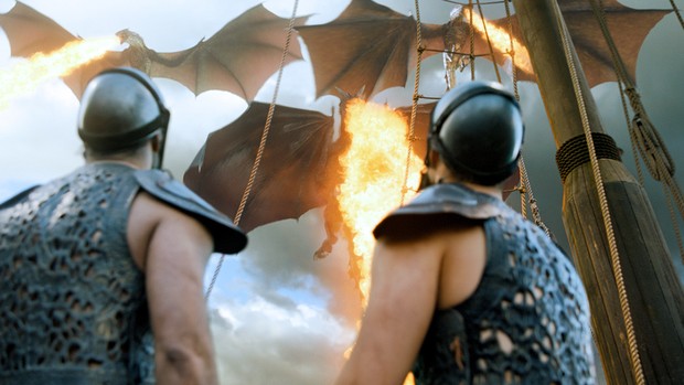 Batalha em Meeren, em Game of Thrones (Foto: Divulgação/HBO)