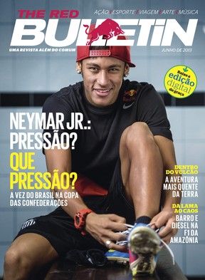 Neymar é capa de revista (Foto: Divulgação / revista Red Bulletin)