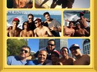 Thiago Silva posta fotos com Neymar e Robinho em Miami: 'Saudade'