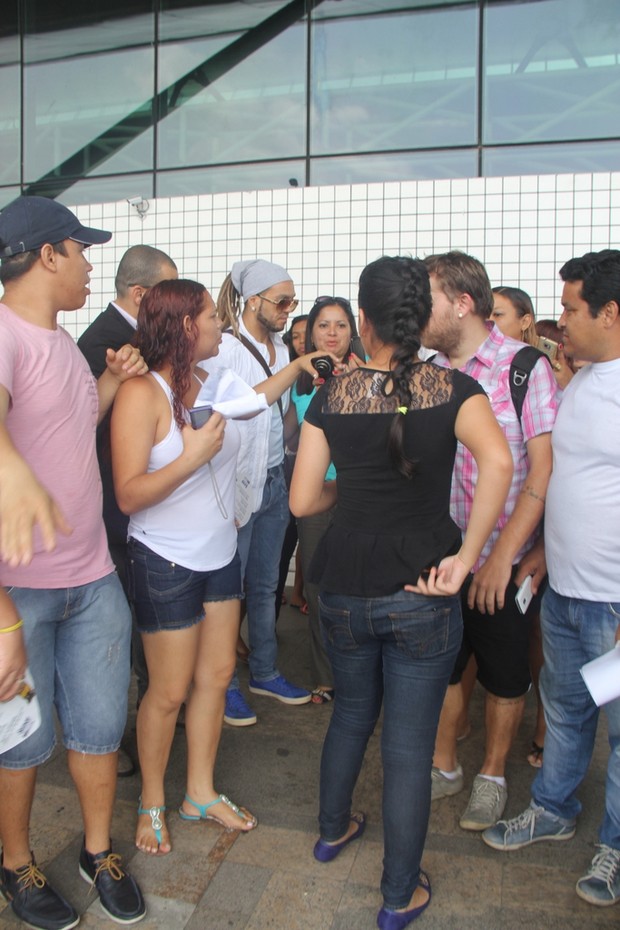 Belo no aeroporto de Belém do Pará (Foto: Wesley Costa / AgNews)