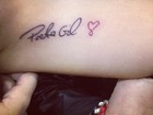 Fã tatua autógrafo de Preta Gil no braço