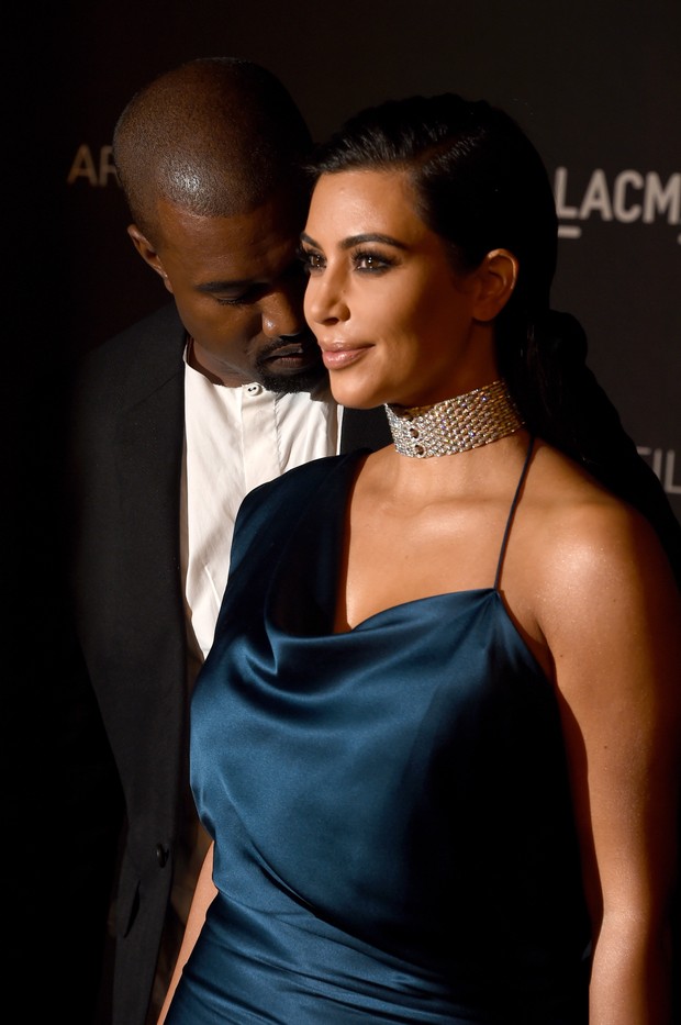 Kim Kardashian e Kanye West (Foto: Agência/ Getty Images)