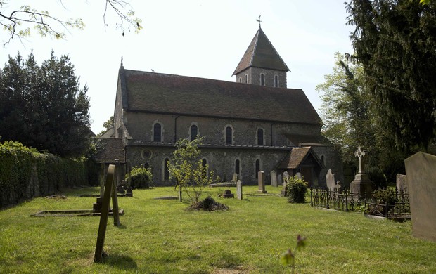 Igreja onde acontece funeral de Peaches Geldof (Foto: Agência Reuters)